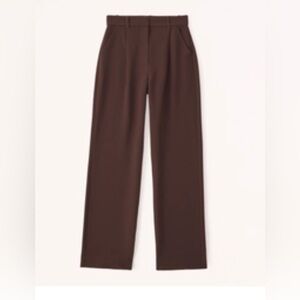 Abercrombie & Fitch Tailored Relaxed Straight Leg Pants